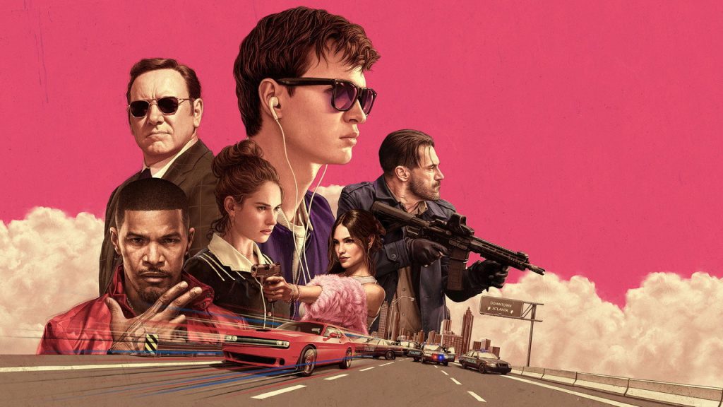 Scene fra Baby Driver