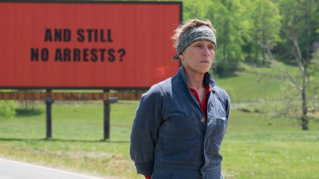 Scene fra Three Billboards Outside Ebbing, Missouri