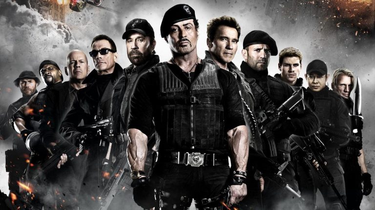 Scene fra The Expendables 2