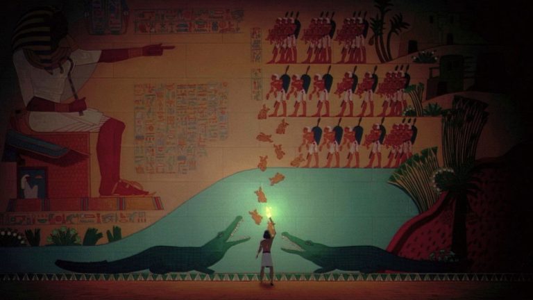 Scene fra Prinsen af Egypten