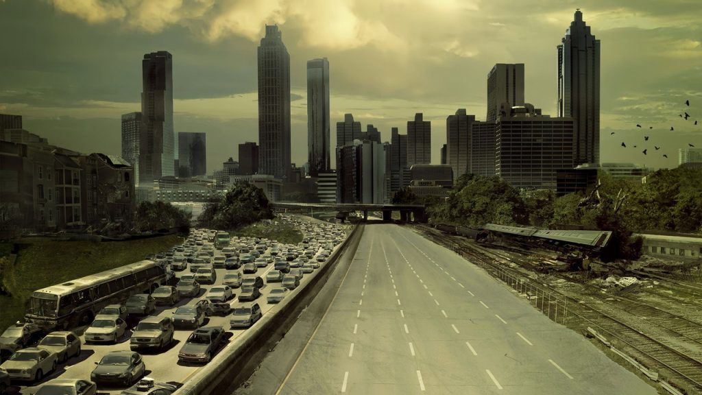 Scene fra The Walking Dead